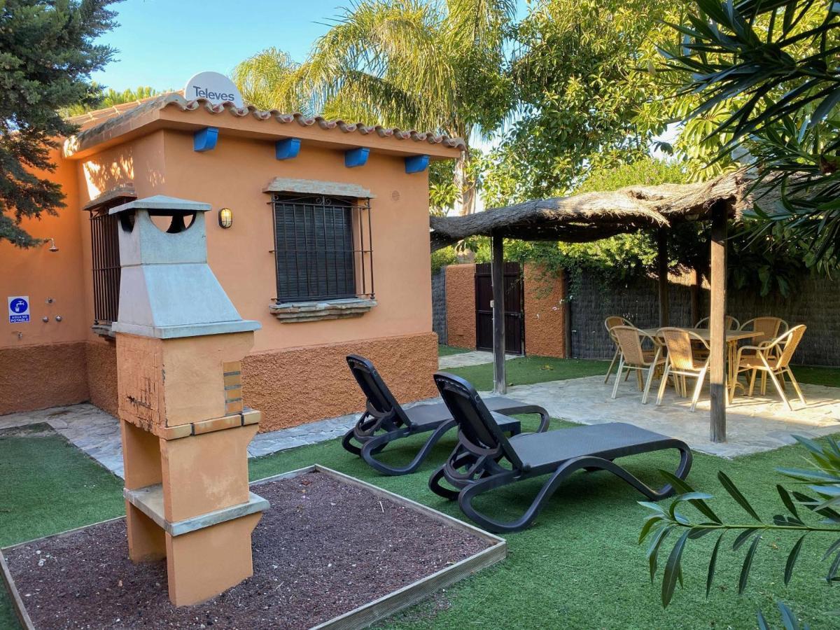 Casa Bungalows con jardín privado y piscina compartida en playa el Palmar Cádis Exterior foto