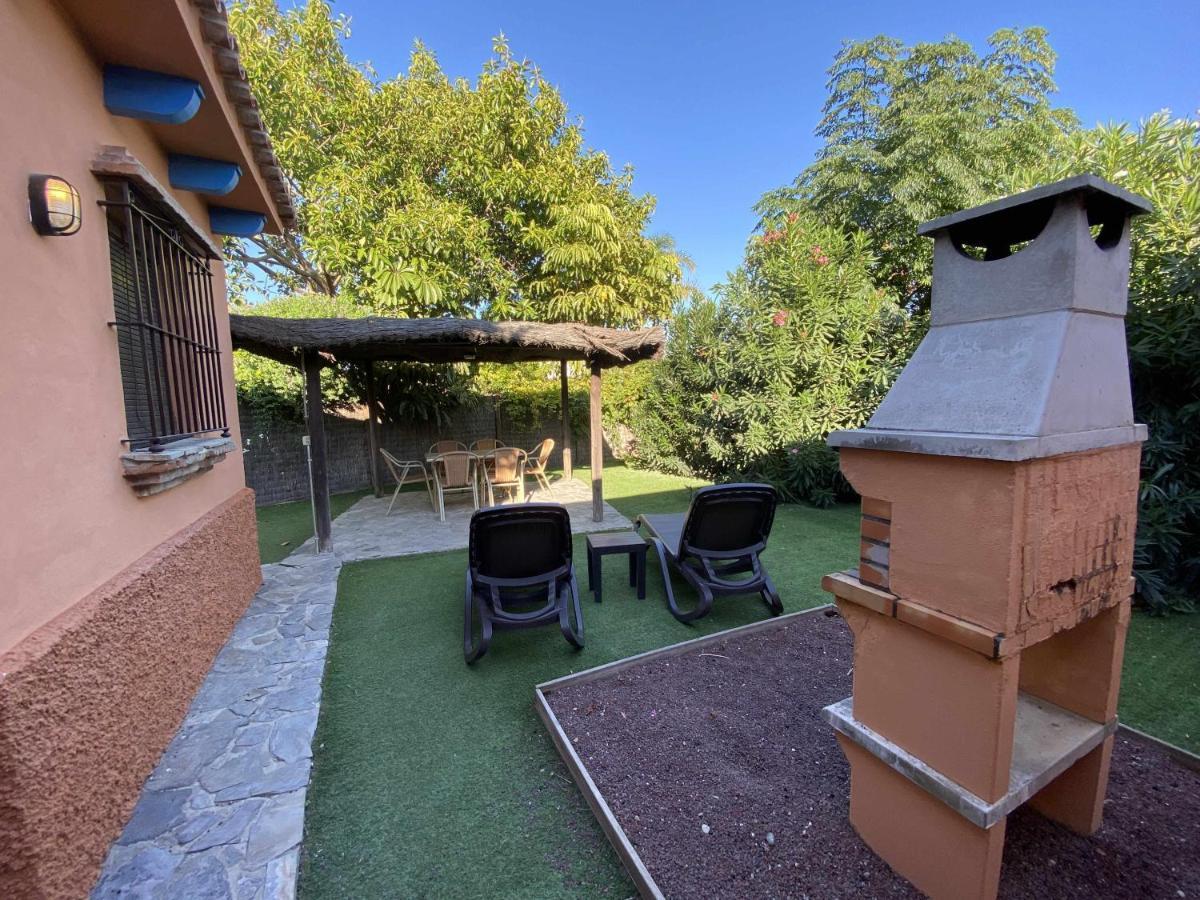 Casa Bungalows con jardín privado y piscina compartida en playa el Palmar Cádis Exterior foto