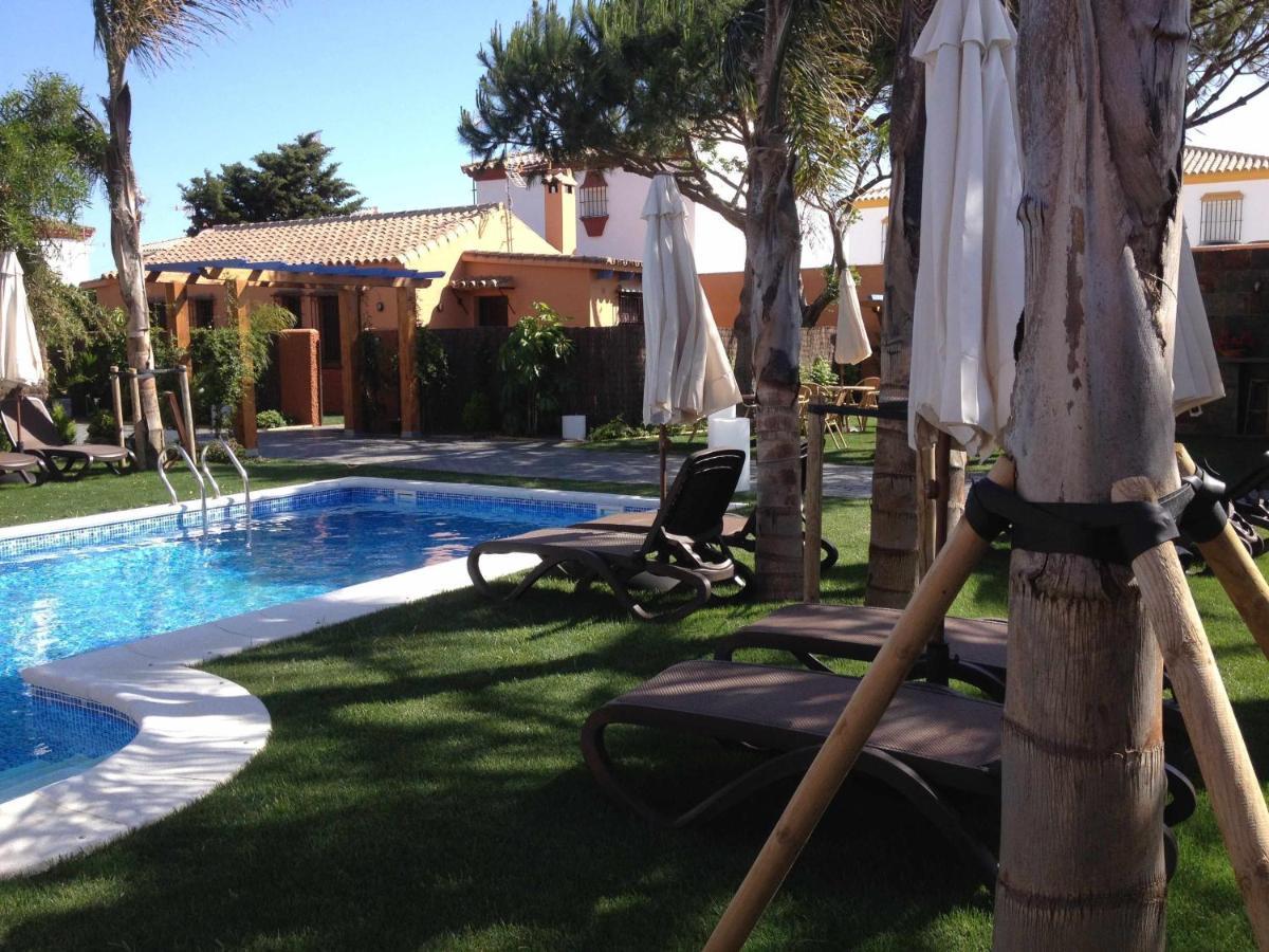 Casa Bungalows con jardín privado y piscina compartida en playa el Palmar Cádis Exterior foto