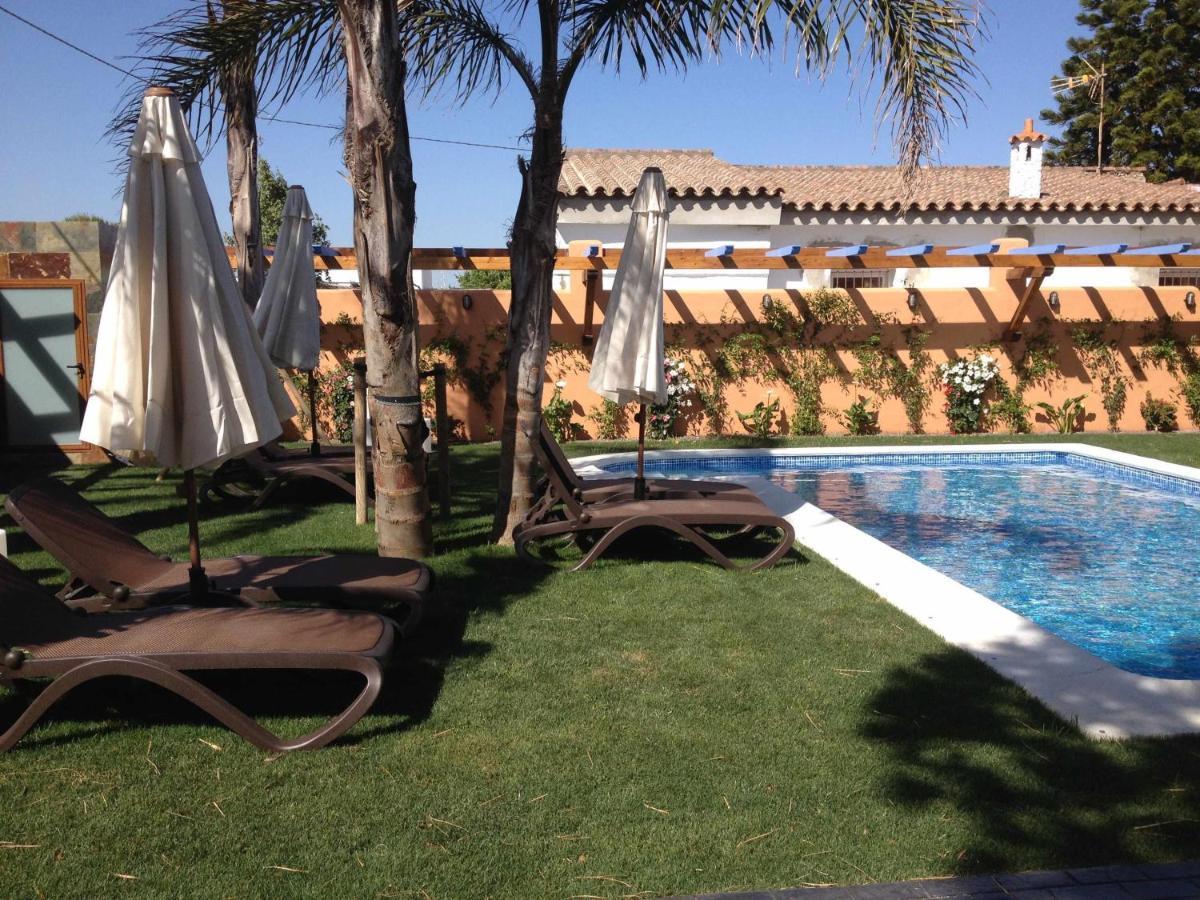 Casa Bungalows con jardín privado y piscina compartida en playa el Palmar Cádis Exterior foto